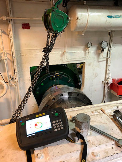 Shaft alignment of dredge pump
