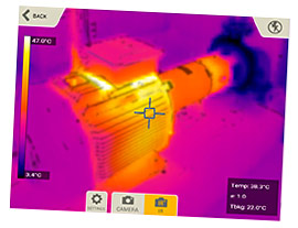 Inbyggd IR-kamera i uppriktningssystem EasyLaser® XT440