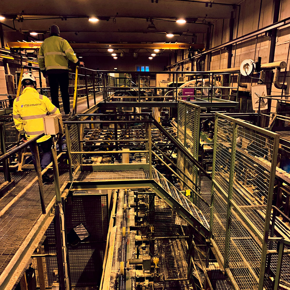 YTM-Industrial's staff on site