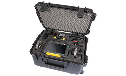 Easy-Laser XT770 alignment system in case