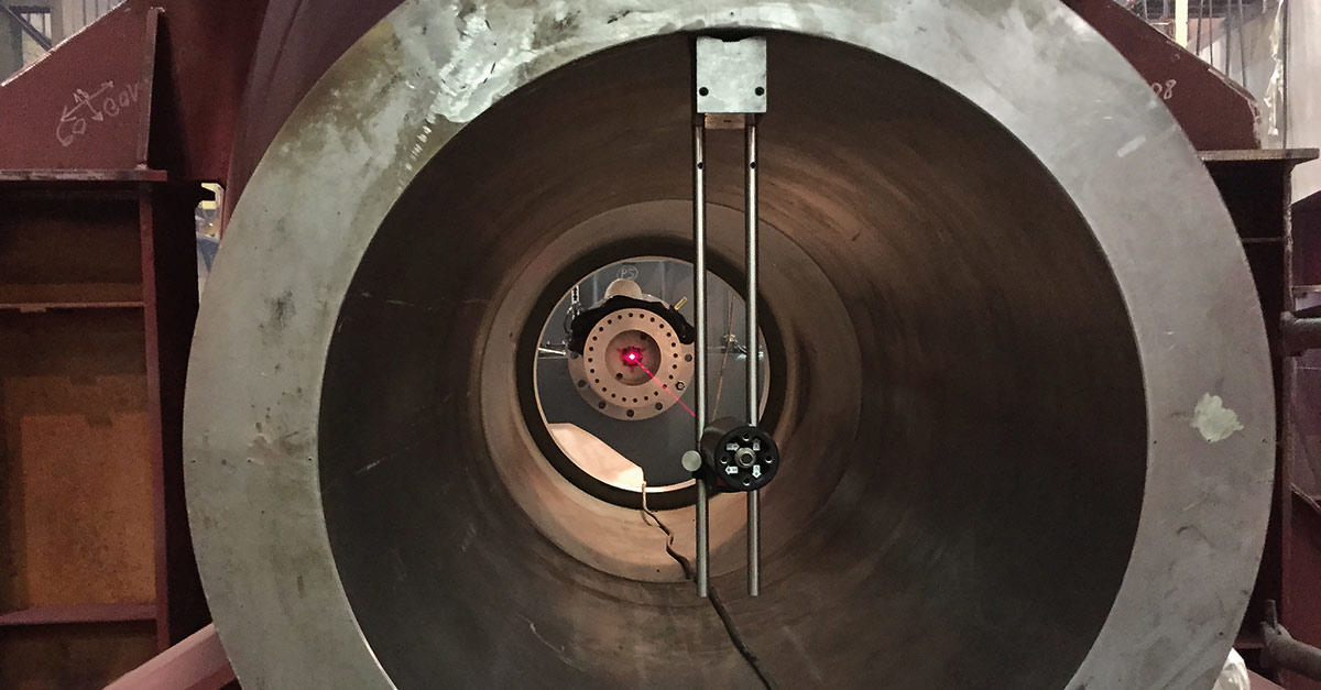 Laser bore alignment