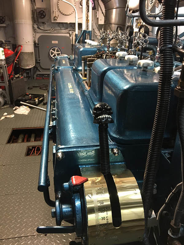 Engine 370 HP MAK 301iE from 1959