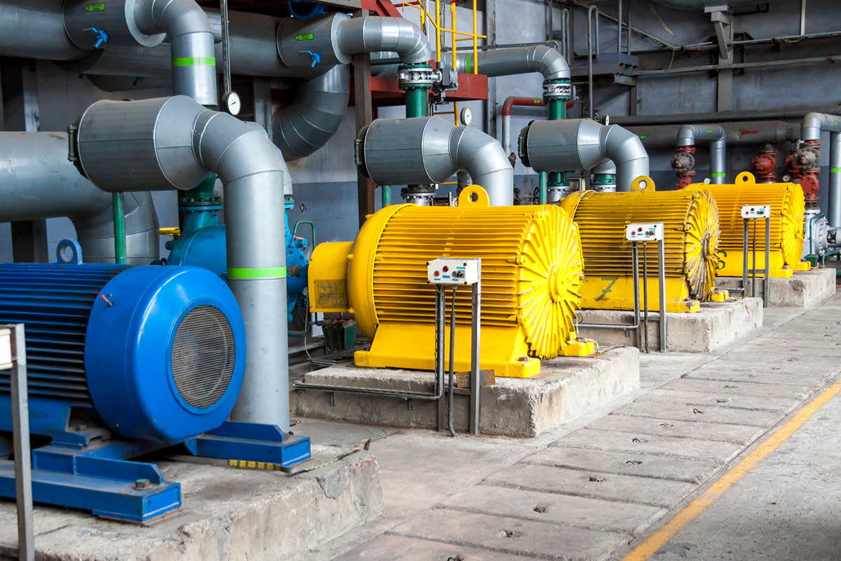 Large water pumps