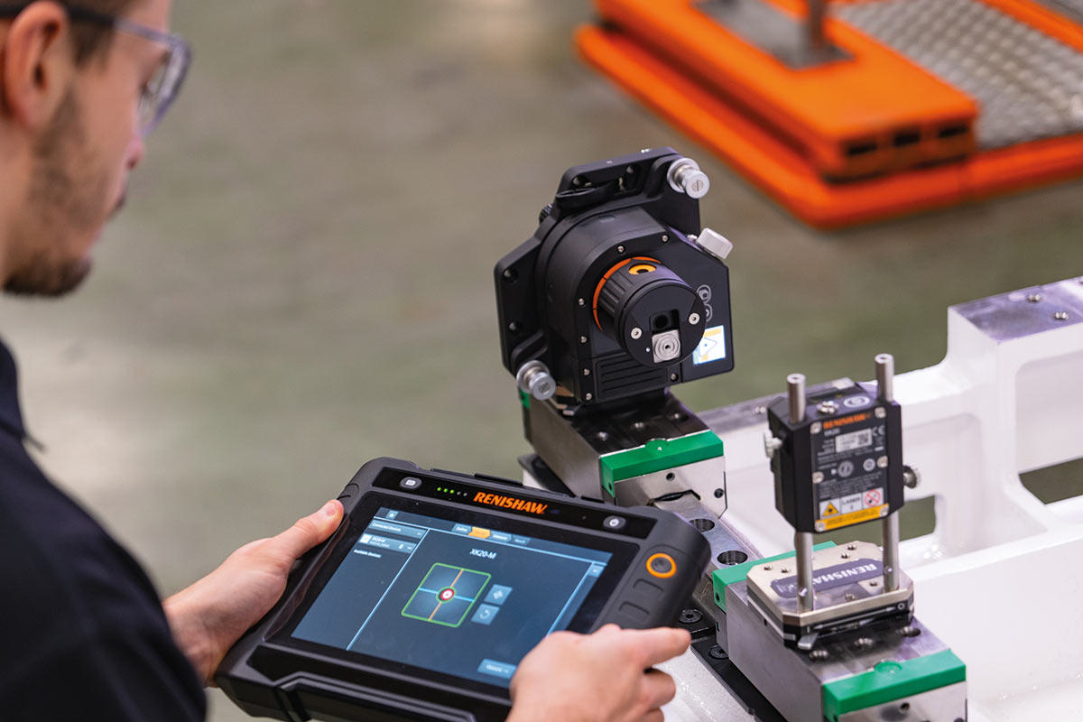XK20 laser measurement system with CARTO XK20 app