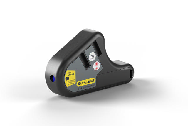 Laser transmitter for belt alignment